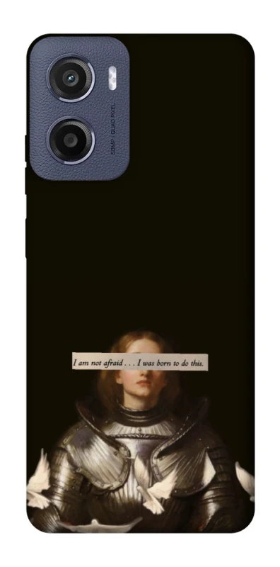 Чехол на Motorola Moto E15 Not afraid фото 1 из 1