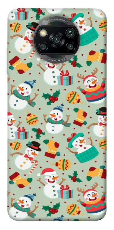 Чехол на Xiaomi Poco X3 NFC / Poco X3 Pro Новогодний v2 фото 1 из 1