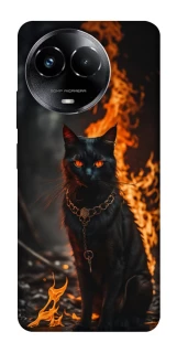 Чехол на Realme C67 4G Огненный кот фото 1 из 1