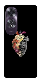 Чохол на Oppo A60 Heart with flowers фото 1 з 1