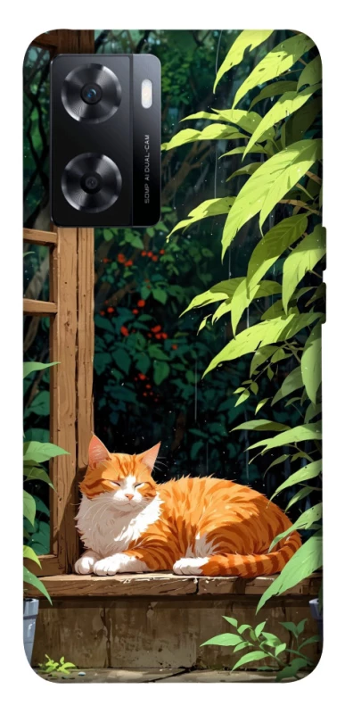 Чехол на OnePlus Nord N20 SE red cat фото 1 из 1