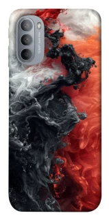 Чохол на Motorola Moto G31 Black and Red фото 1 з 1