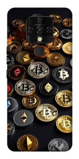Чехол на TECNO Camon 16 SE Many coins фото 1 из 1