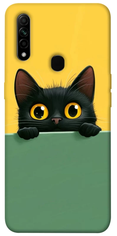 Чохол на Oppo A31 Black cat v2 фото 1 з 1