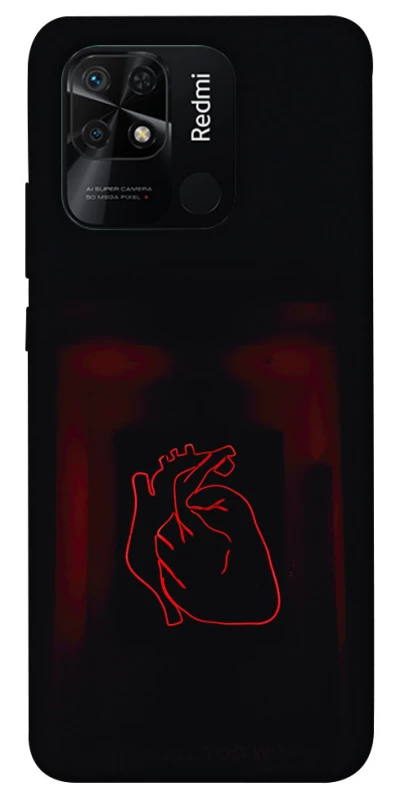 Чехол на Xiaomi Redmi 10C Красное сердце фото 1 из 1