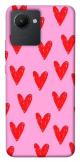 Чехол на Realme C30s Red hearts 2 фото 1 из 1