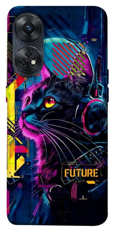 Чохол на Oppo Reno 8T 4G Cyber Cat v2 фото 1 з 1