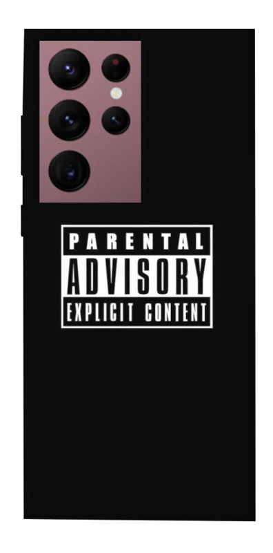 Чохол на Samsung Galaxy S22 Ultra Parental Advisory Label фото 1 з 1