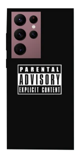 Чохол на Samsung Galaxy S22 Ultra Parental Advisory Label фото 1 Чохол на Samsung Galaxy S22 Ultra Parental Advisory Label фото 1 з 1