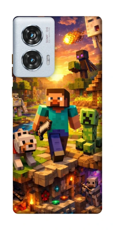Чохол на Motorola Edge 50 Fusion Minecraft v6 фото 1 з 1