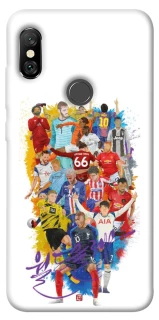 Чохол на Xiaomi Redmi Note 6 Pro Football Abstract v2 фото 1 з 1
