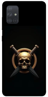 Чохол на Samsung Galaxy A71 Golden Skull фото 1 з 1