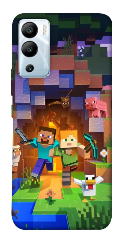 Чохол на Infinix Hot 12i Minecraft game фото 1 з 1