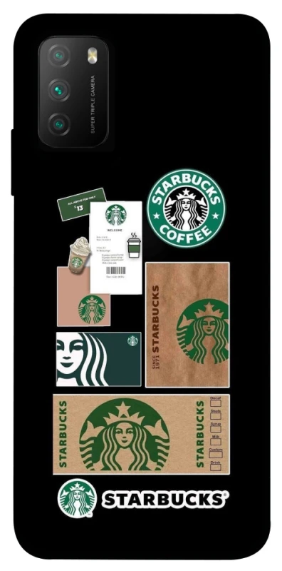 Чохол на Xiaomi Poco M3 Starbucks coffee фото 1 з 1