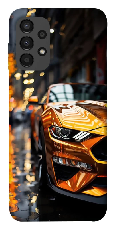 Чохол на Samsung Galaxy A13 4G Golden sports car фото 1 з 1