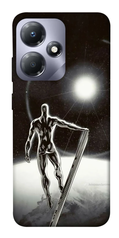 Чохол на Infinix Hot 30i Срібний серфер фото 1 з 1