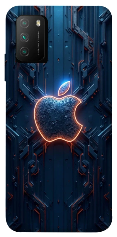 Чехол на Xiaomi Poco M3 Apple logo ver.1 фото 1 из 1