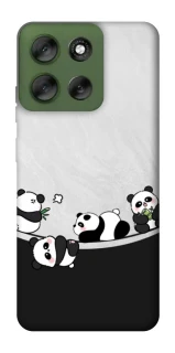 Чехол на Motorola Moto G56 5G Four pandas фото 1 из 1