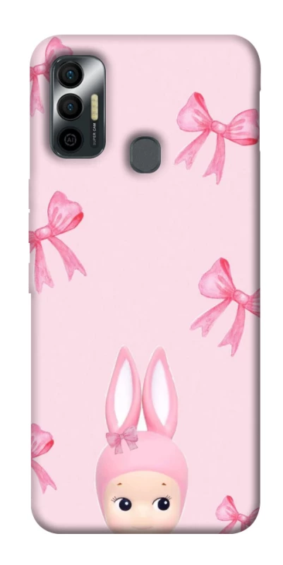 Чехол на TECNO Spark 7 Ribbon Bunny фото 1 из 1