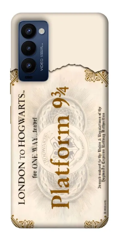 Чохол на TECNO Camon 18 Pro Ticket 9-3/4 фото 1 з 1
