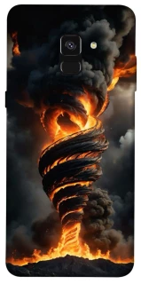 Чехол на Samsung A530 Galaxy A8 (2018) Огненный торнадо фото 1 из 1