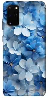 Чехол на Samsung Galaxy S20+ Синие цветы фото 1 из 1