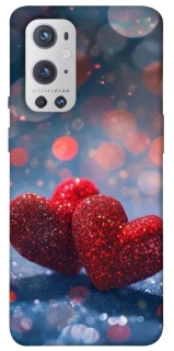 Чехол на OnePlus 9 Pro Red hearts фото 1 из 1