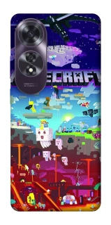 Чехол на Oppo A60 Minecraft world фото 1 из 1