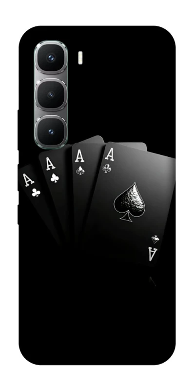 Чохол на Infinix Hot 60 Pro Black Cards фото 1 з 1