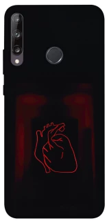Чехол на Huawei P40 Lite E Красное сердце фото 1 из 1