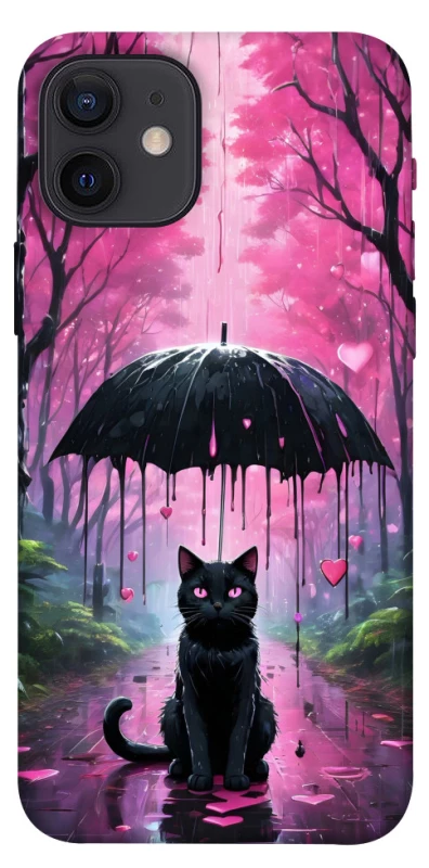 Чохол на Apple iPhone 12 (6.1") Black cat фото 1 з 1