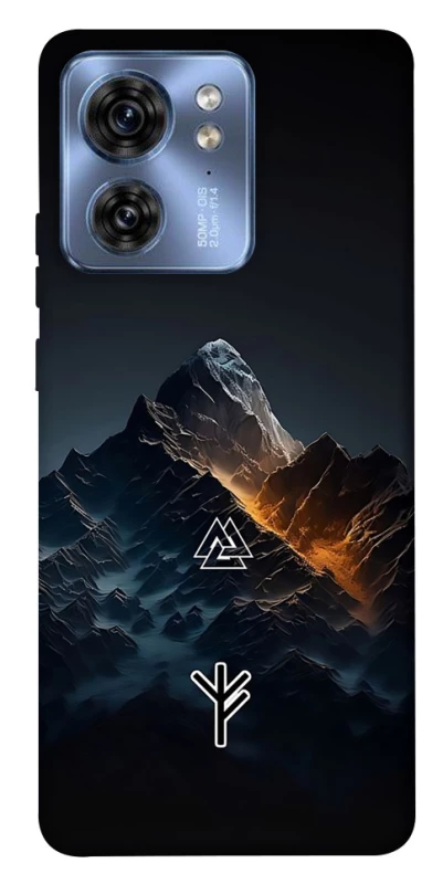 Чехол на Motorola Edge 40 Руны в горах фото 1 из 1