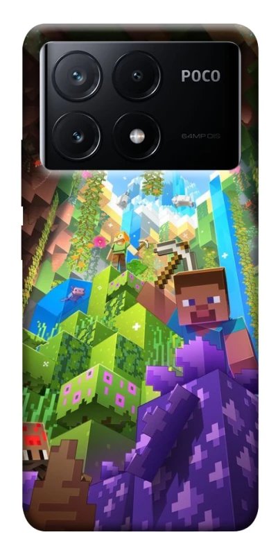 Чохол на Xiaomi Poco X6 Minecraft forever фото 1 з 1