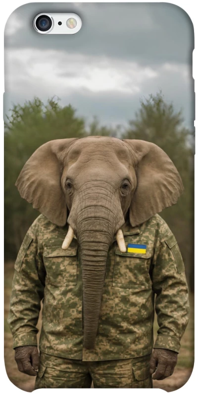 Чохол на Apple iPhone 6/6s plus (5.5") Слон захисник фото 1 з 1