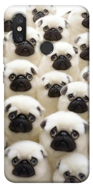 Чохол на Xiaomi Mi 8 Doggy Pug Love фото 1 з 1