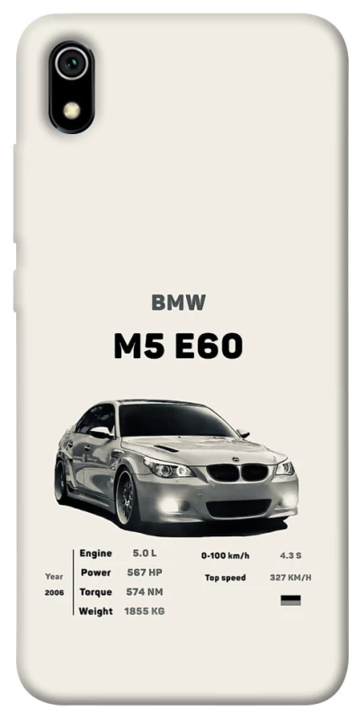 Чохол на Xiaomi Redmi 7A BMW M5 E60 фото 1 з 1