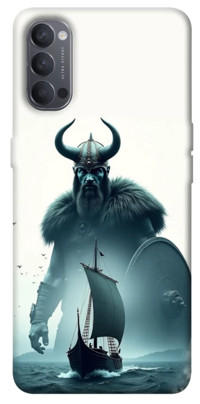 Чехол на Oppo Reno 4 Nordic drakkar v2 фото 1 из 1