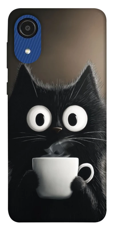 Чехол на Samsung Galaxy A03 Core morning cat фото 1 из 1