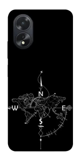 Чохол на Oppo A18 Travel Map фото 1 з 1