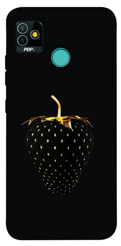 Чохол на TECNO POP 5 Чорна полуниця фото 1 з 1