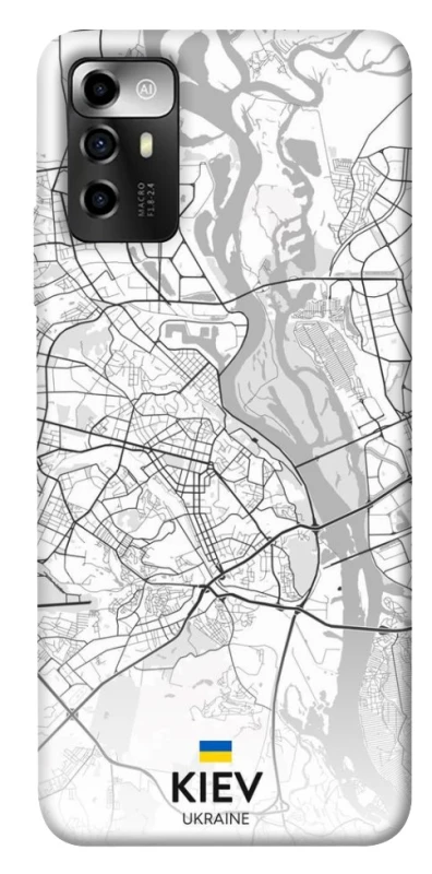 Чохол на ZTE Blade V40 Vita Kiev white map фото 1 з 1