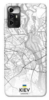 Чохол на ZTE Blade V40 Vita Kiev white map фото 1 з 1