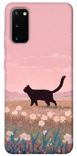 Чехол на Samsung Galaxy S20 cat on a field фото 1 из 1