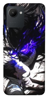 Чехол на Realme C30 Black soul anime фото 1 из 1
