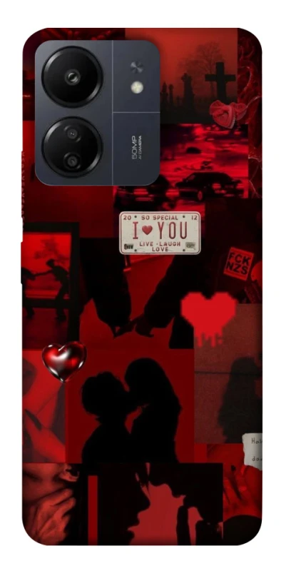 Чехол на Xiaomi Poco C65 Love collage ver.2 фото 1 из 1