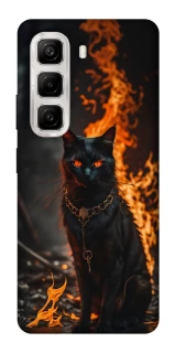 Чохол на Infinix Hot 50 4G Вогняний кіт фото 1 з 1