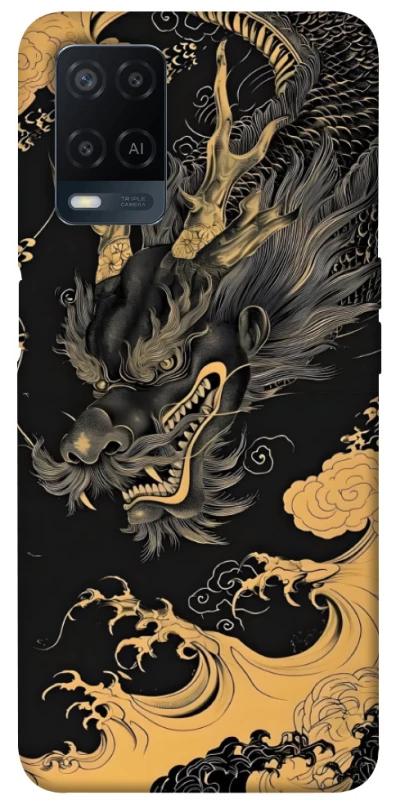 Чохол на Oppo A54 4G gold dragon фото 1 з 1