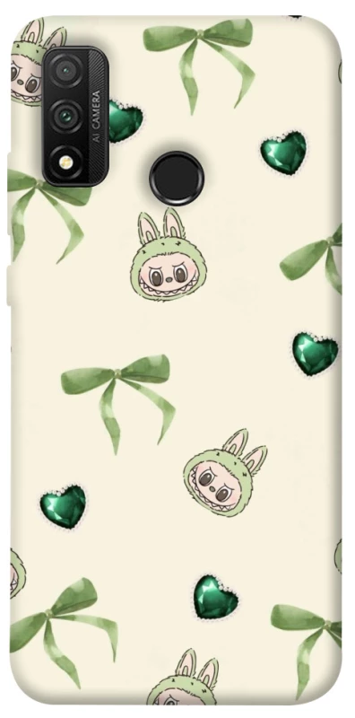 Чохол на Huawei P Smart (2020) Labubu Green Heart фото 1 з 1