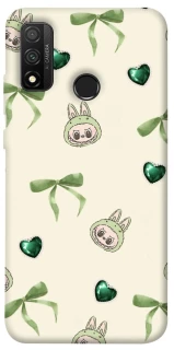Чохол на Huawei P Smart (2020) Labubu Green Heart фото 1 з 1