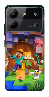 Чехол на ZTE Blade A54 4G Minecraft game фото 1 из 1